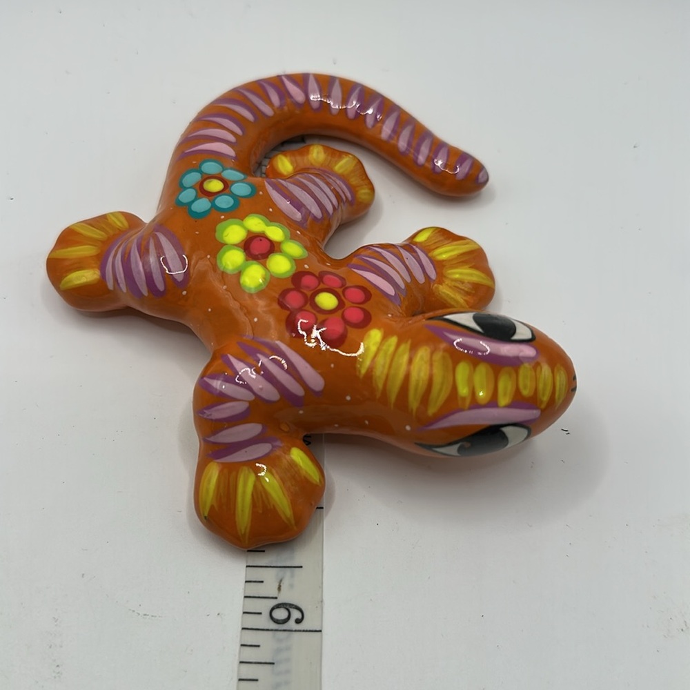 Colorful Ceramic Lizard Reptile Decor - Picture 5 of 5